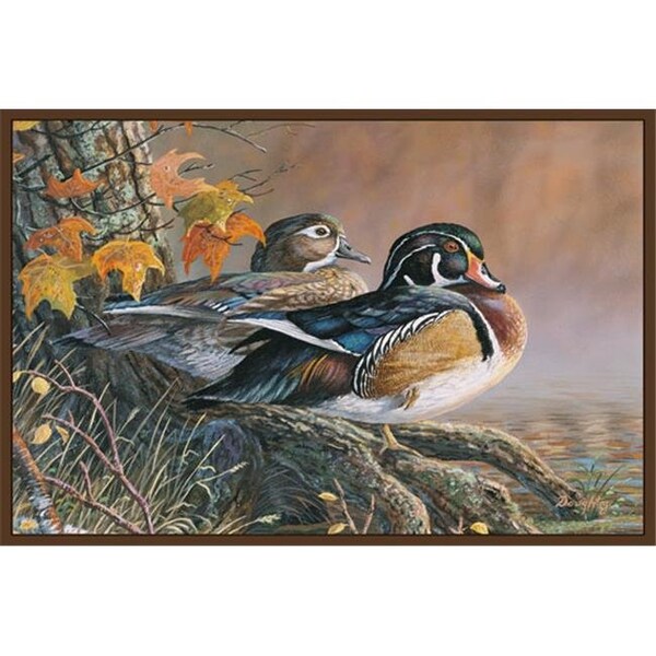 Custom Printed Rugs WOOD DUCKS Wood Ducks Wildlife Rug